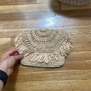 Mar y Sol raffia clutch